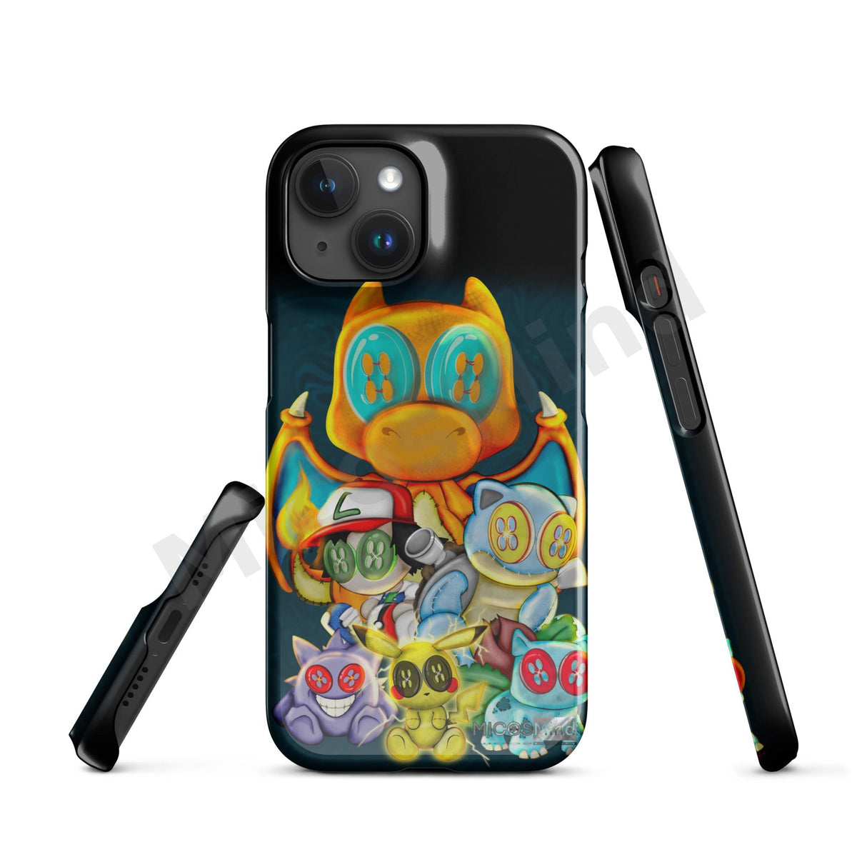 Catch Them Snap iPhone Case, Monster Trainer Art Phone Case by MicosMind