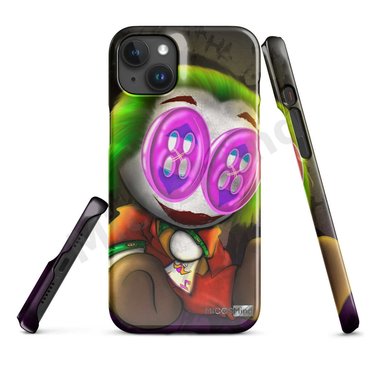 Send in the Clowns iPhone Snap Case, Dark Pop Art Phone Case by MicosMind