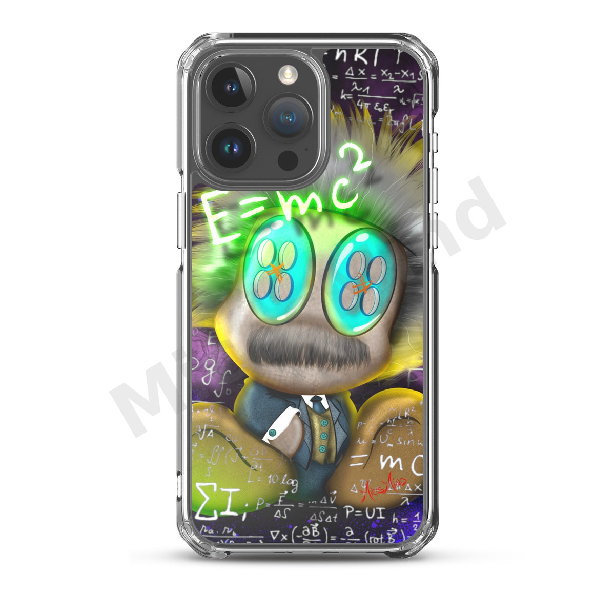 Imagination iPhone Clear Case, Vibrant Pop Art Phone Case by MicosMind