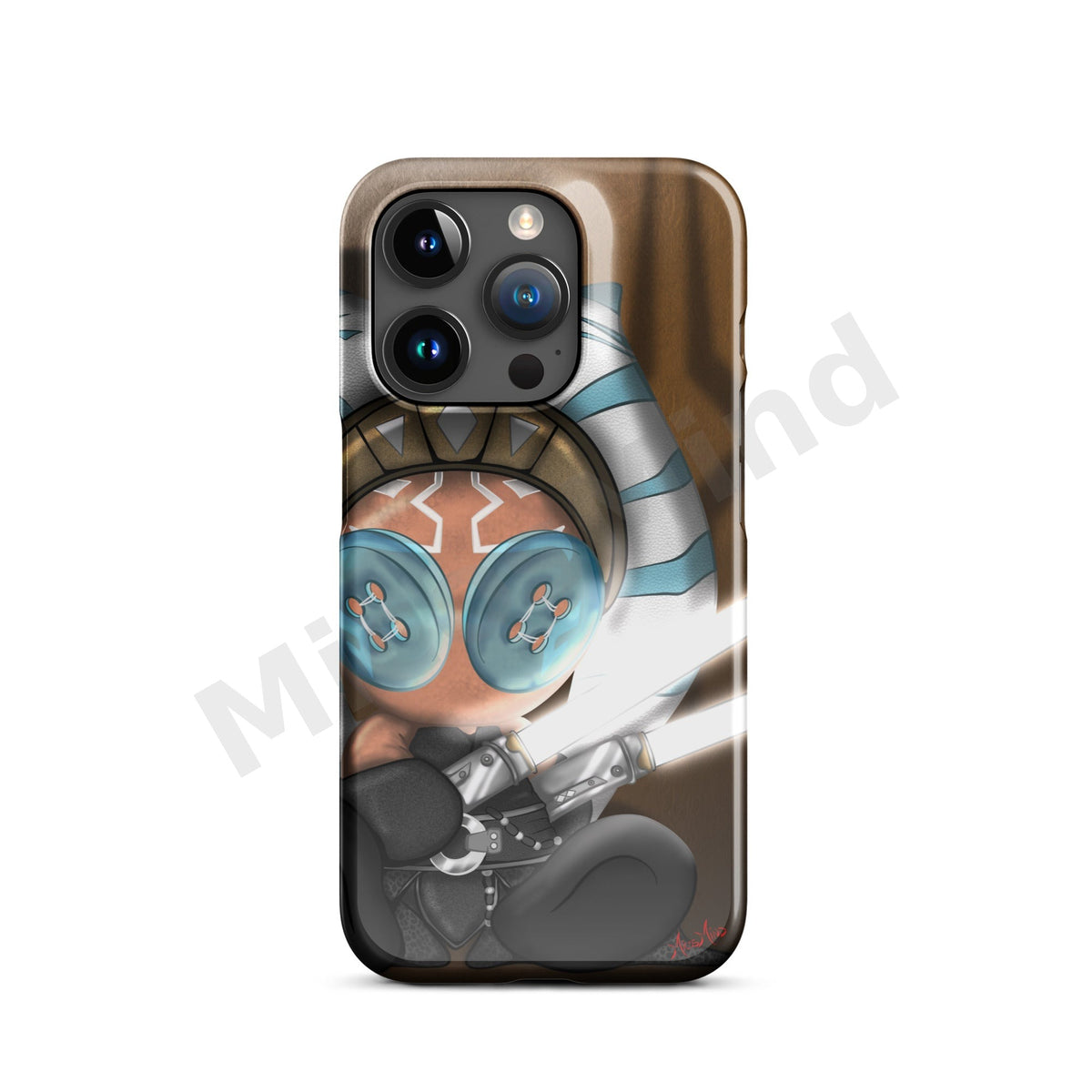 The Force Snap iPhone Case, Space Warrior Art Phone Case by MicosMind
