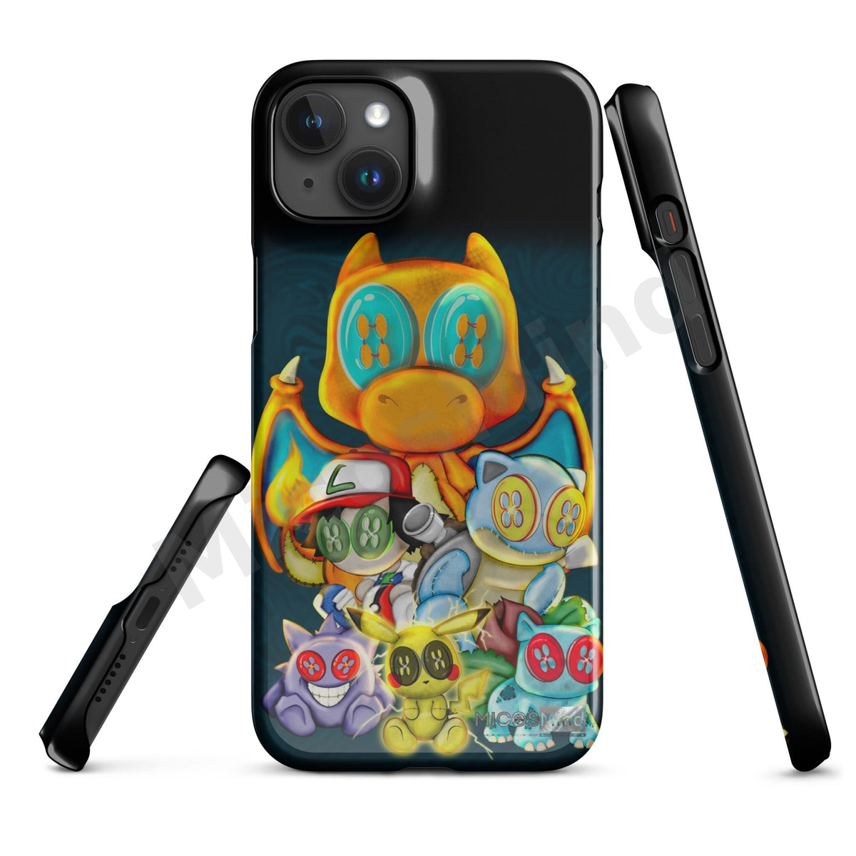 Catch Them Snap iPhone Case, Monster Trainer Art Phone Case by MicosMind