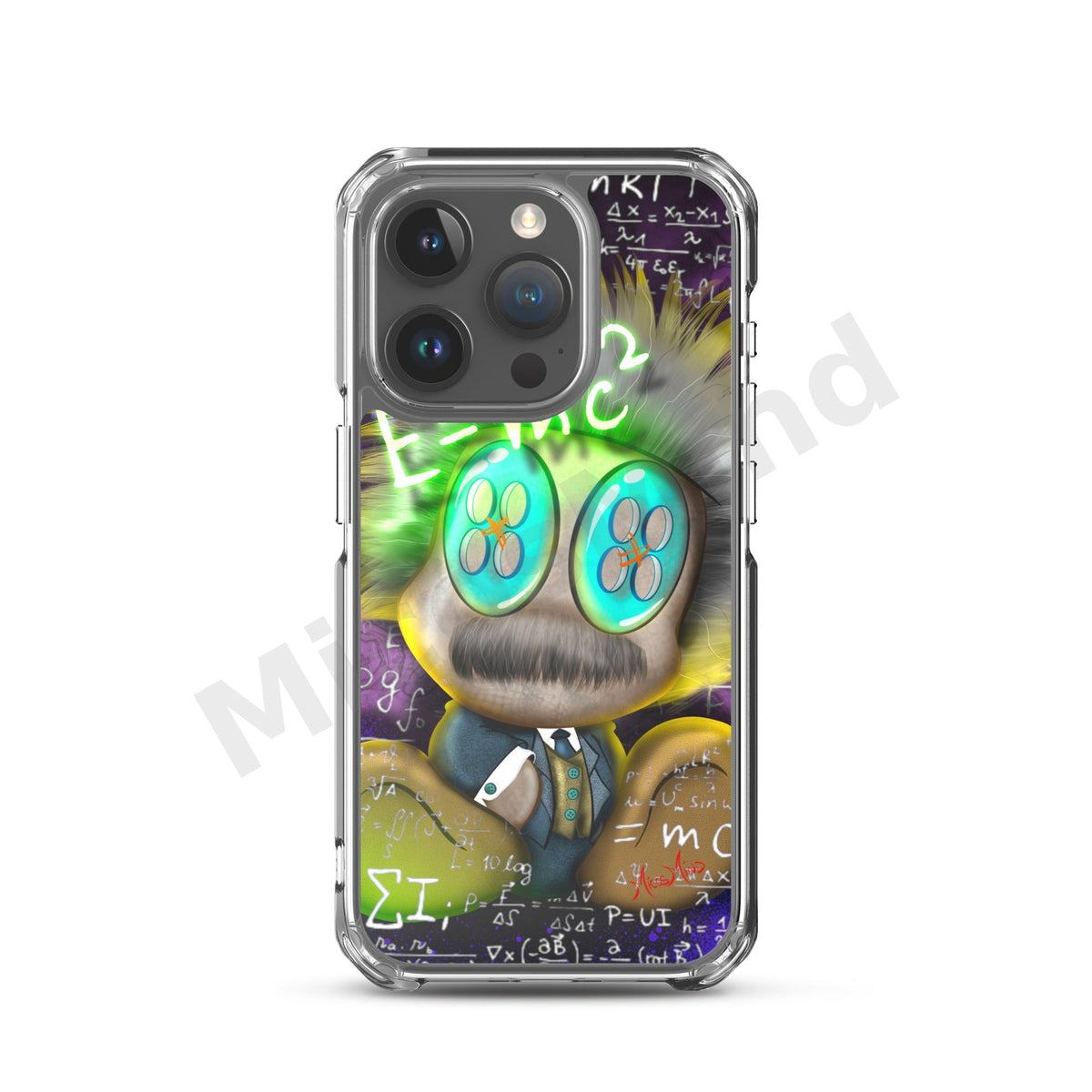 Imagination iPhone Clear Case, Vibrant Pop Art Phone Case by MicosMind