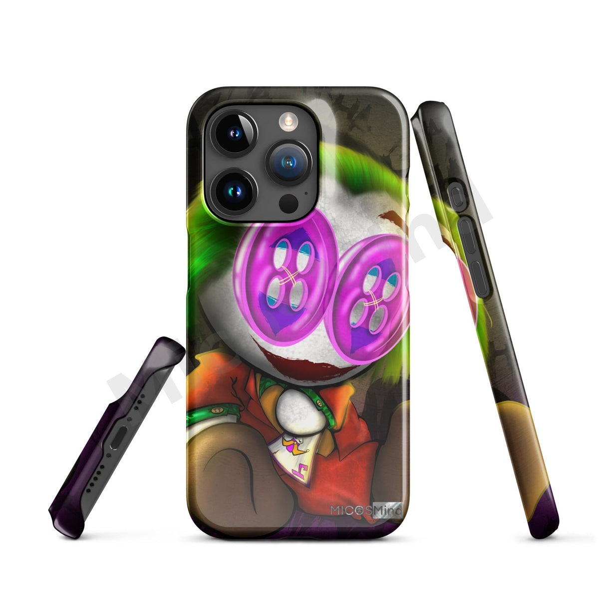 Send in the Clowns iPhone Snap Case, Dark Pop Art Phone Case by MicosMind