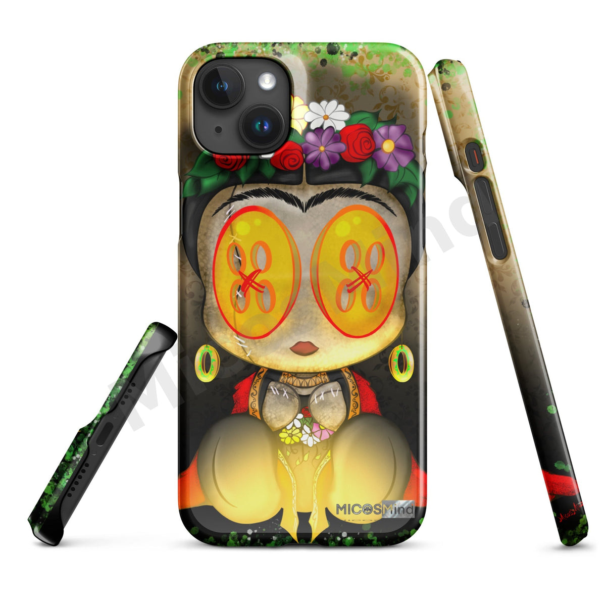 Spanish Doll iPhone Snap Case, Cultural Pop Art Phone Case by MicosMind
