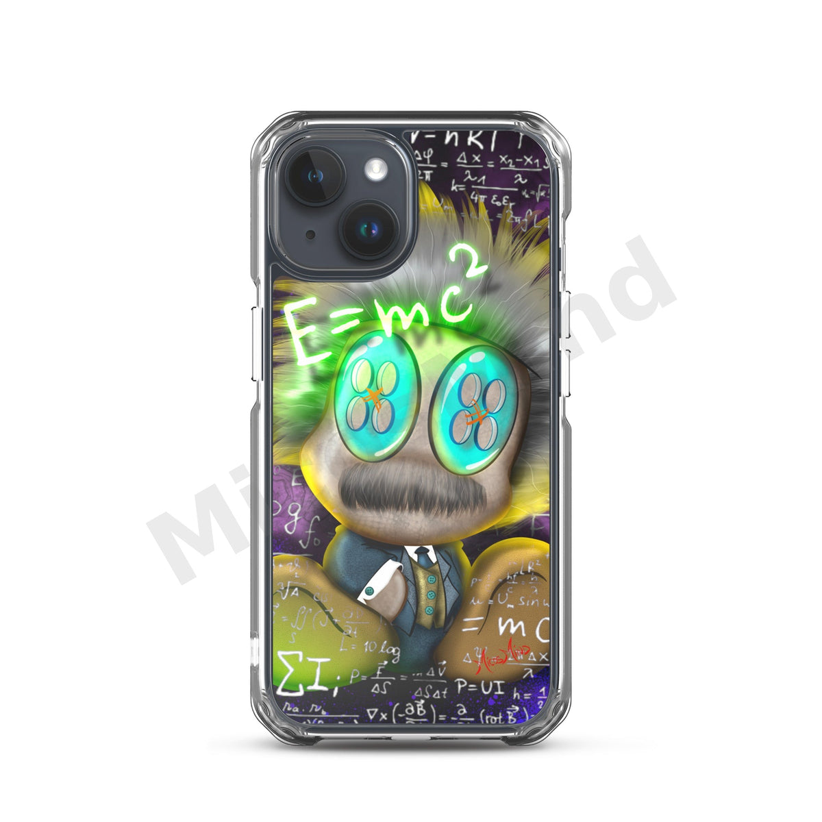 Imagination iPhone Clear Case, Vibrant Pop Art Phone Case by MicosMind