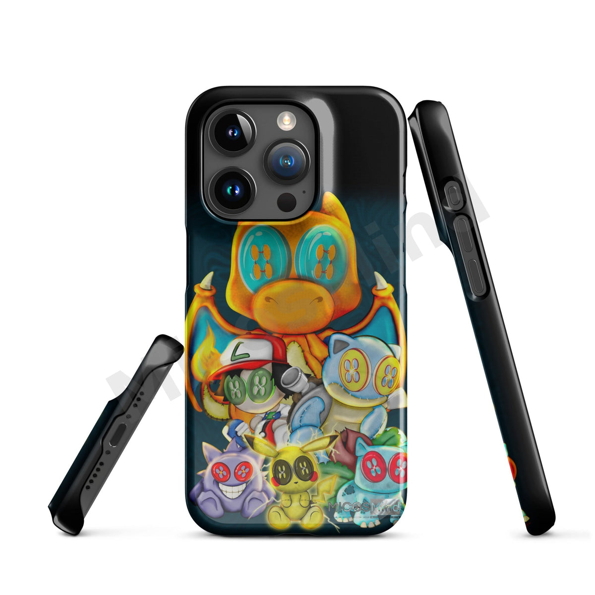 Catch Them Snap iPhone Case, Monster Trainer Art Phone Case by MicosMind