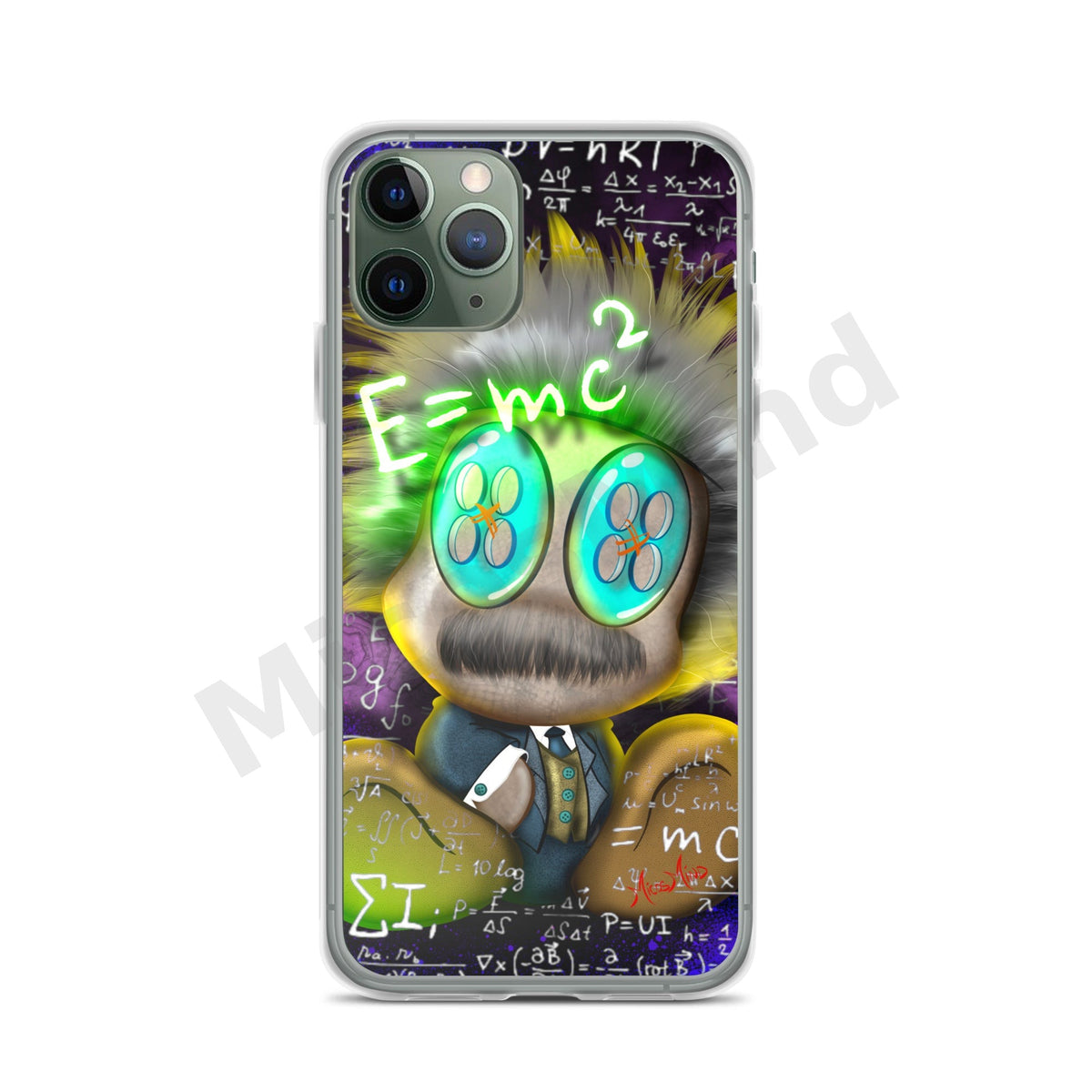 Imagination iPhone Clear Case, Vibrant Pop Art Phone Case by MicosMind
