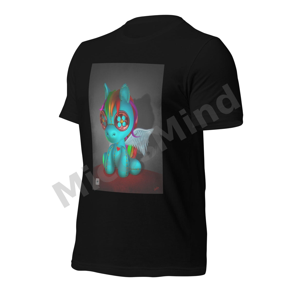 Lil Friend Unisex T-Shirt, Winged Pony Graphic Tee by MicosMind