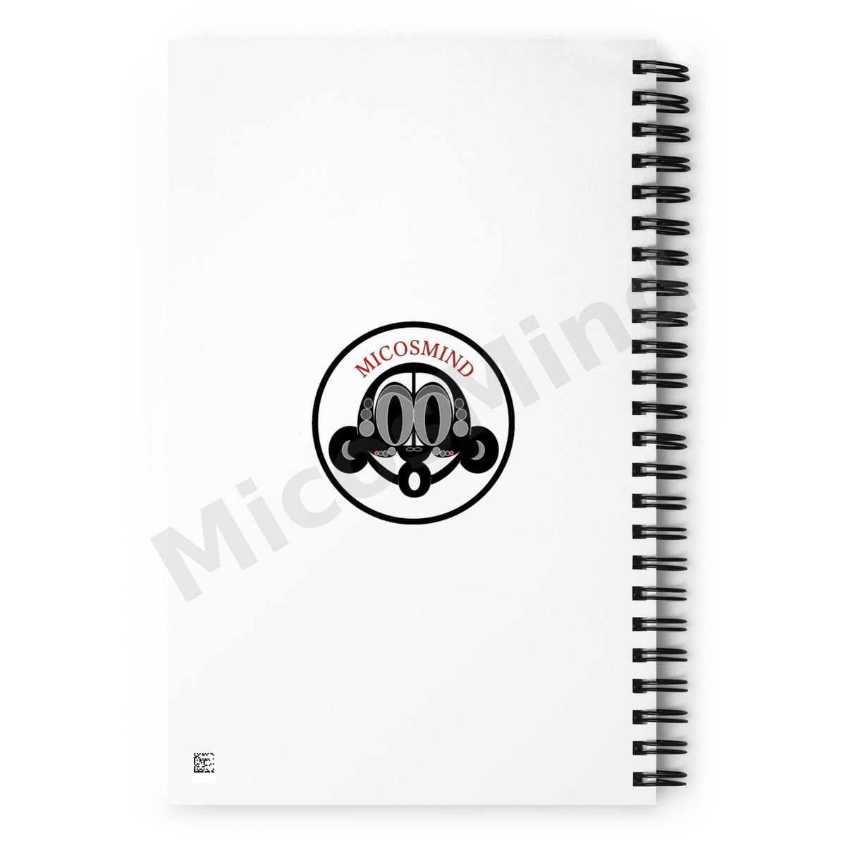 The Ghost with the Most Spiral Notebook, Spooky Horror Art Journal by MicosMind