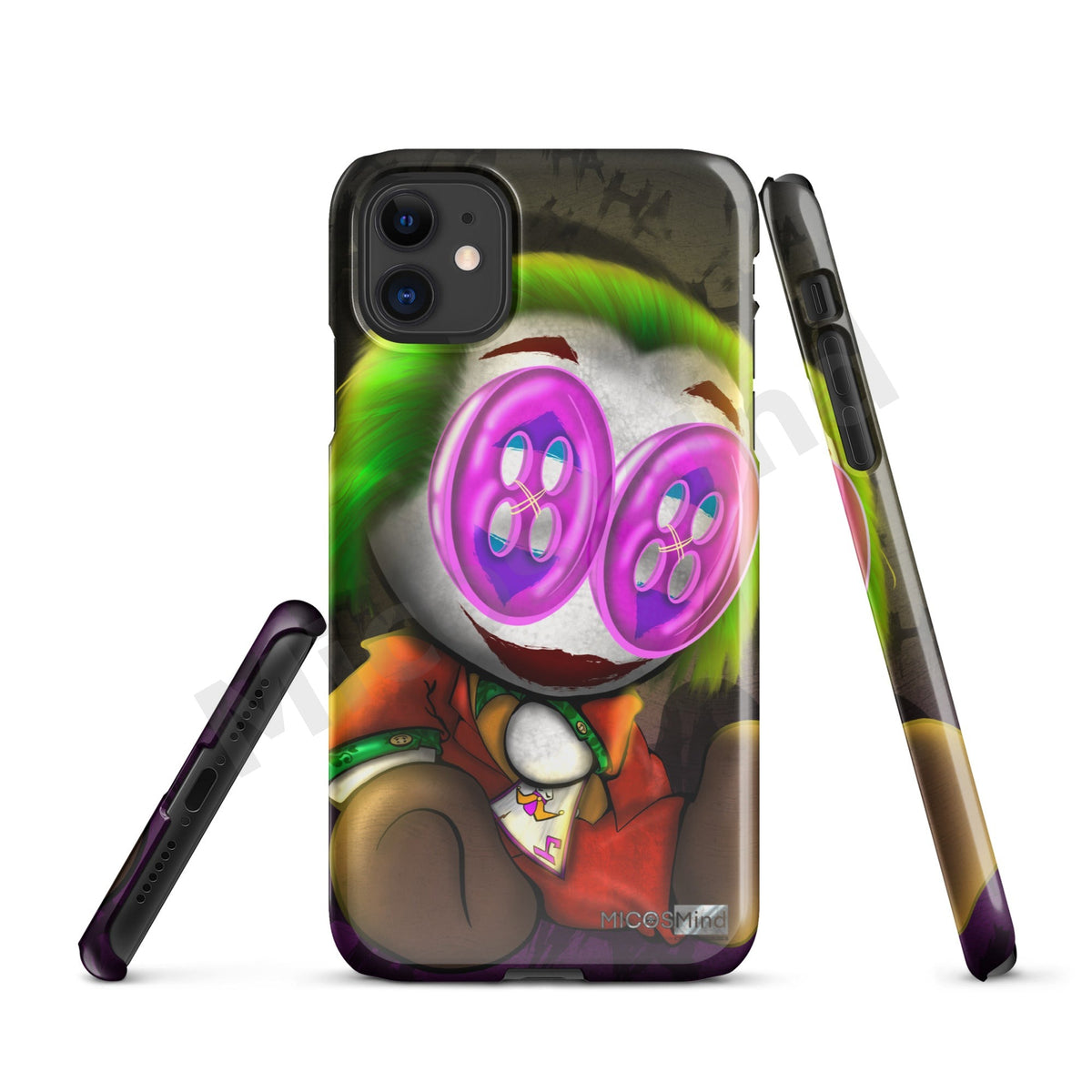 Send in the Clowns iPhone Snap Case, Dark Pop Art Phone Case by MicosMind