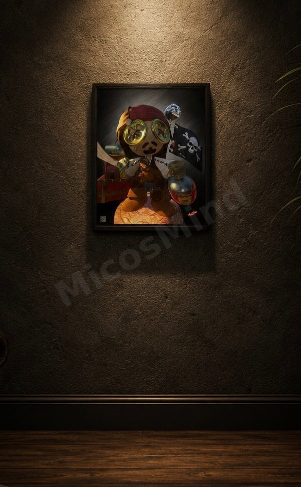 Why Is the Rum Gone? | Framed Canvas