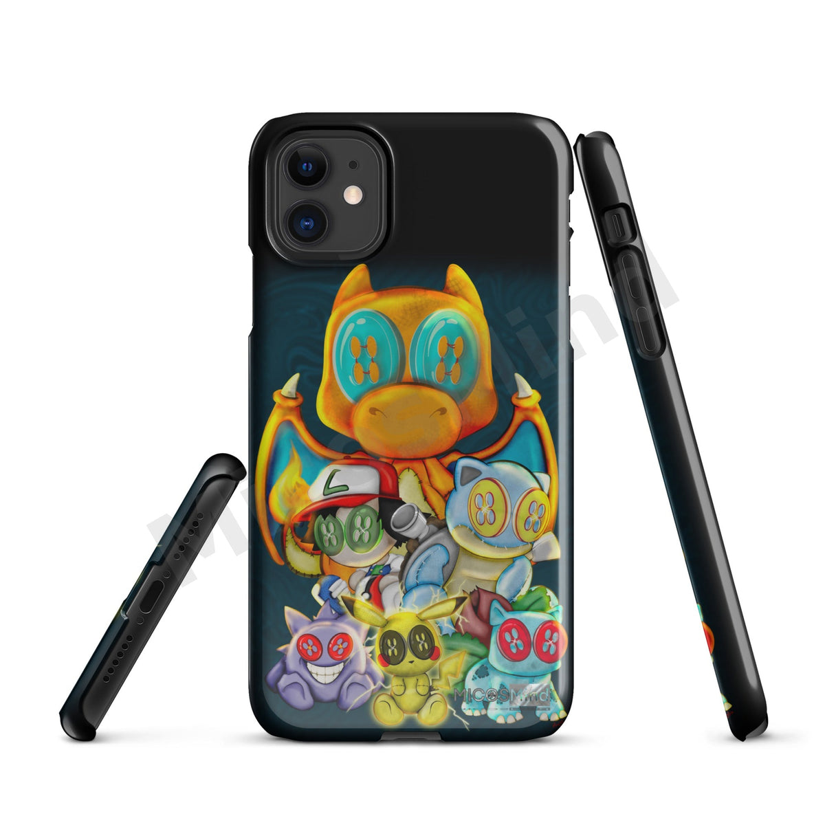 Catch Them Snap iPhone Case, Monster Trainer Art Phone Case by MicosMind