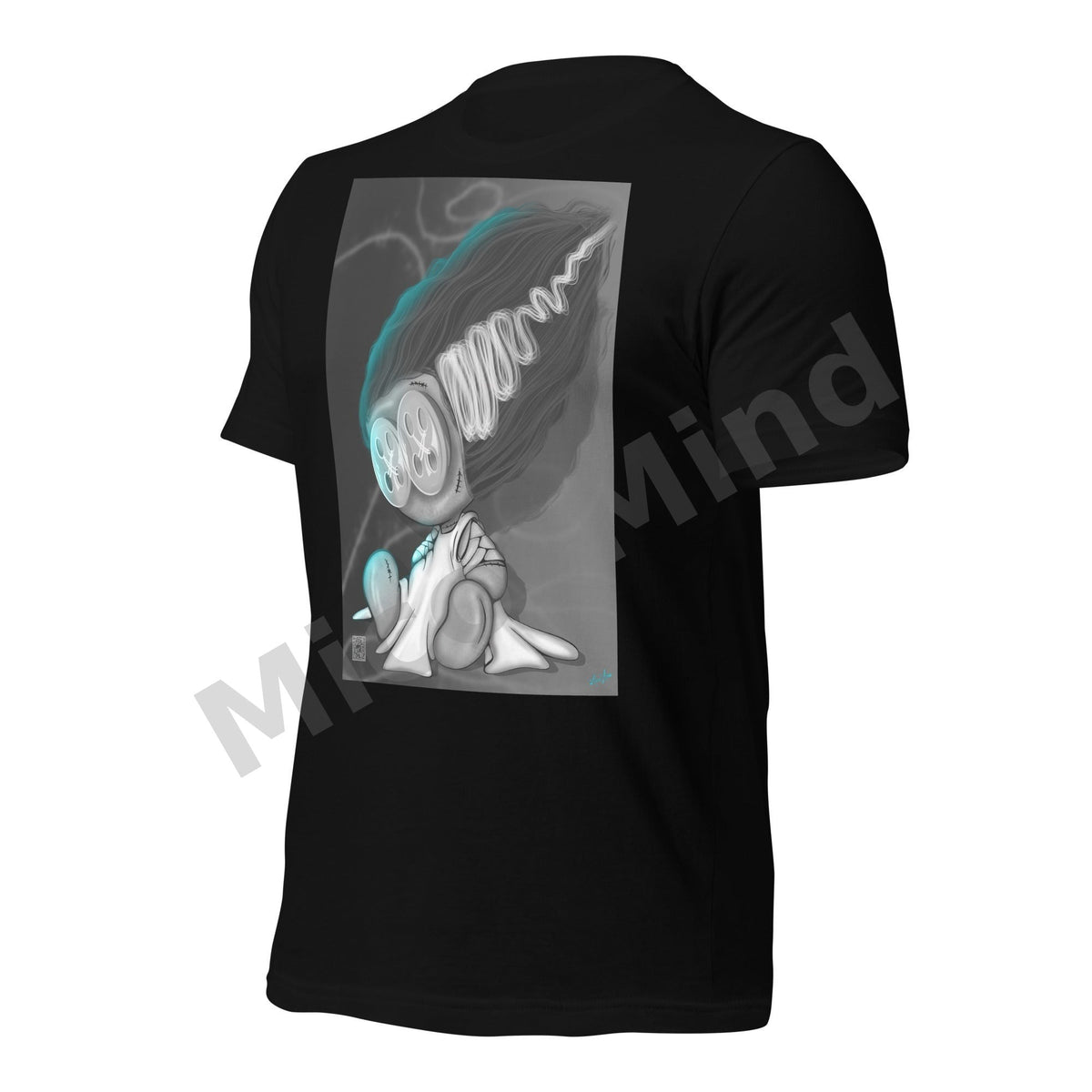 I Was Created to Love Unisex T-Shirt, Gothic Bride Horror Graphic Tee by MicosMind