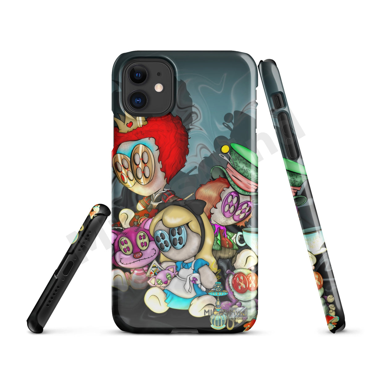 Wonderland iPhone Snap Case, Surreal Fairytale Pop Art Phone Case by MicosMind
