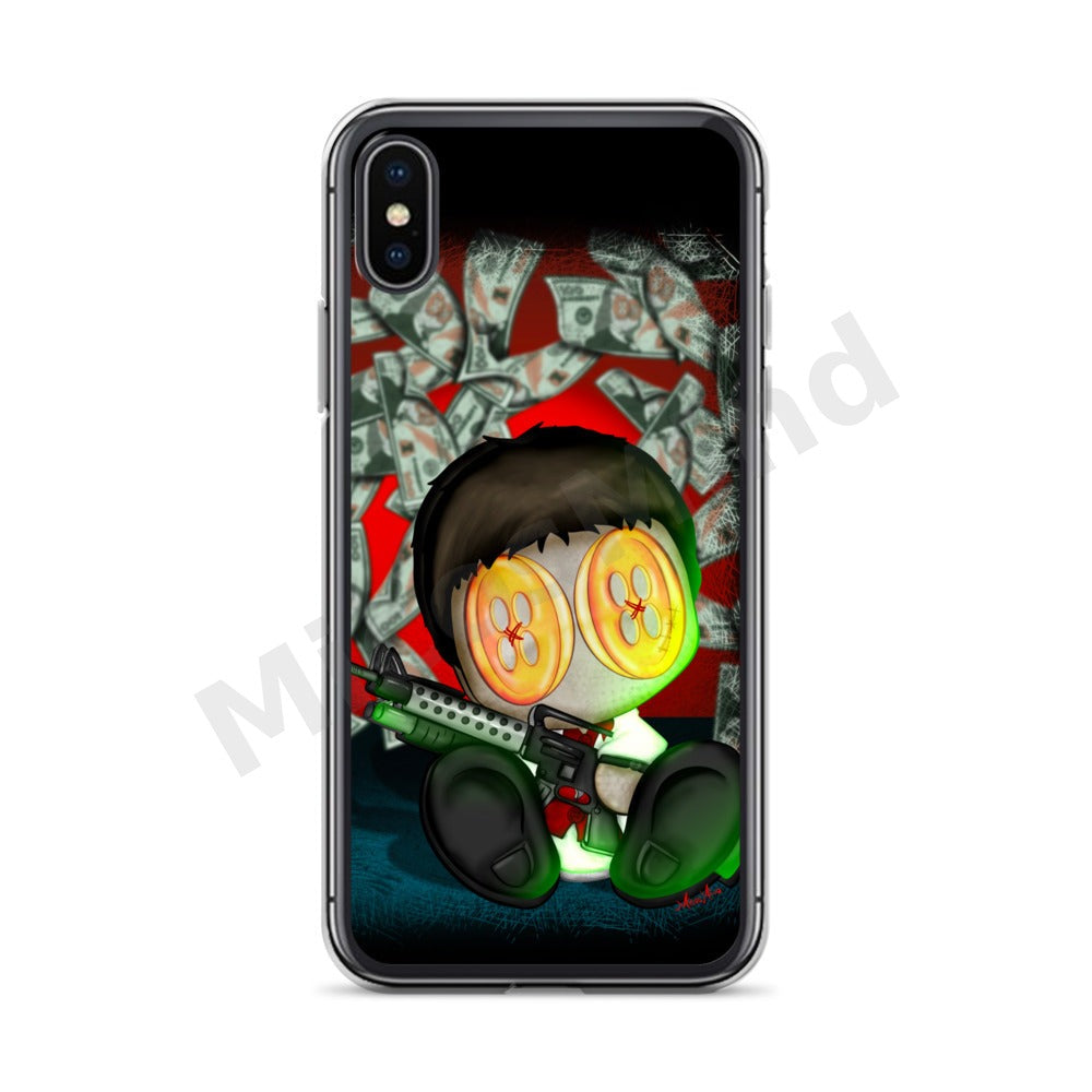 The Bad Guy Clear iPhone Case, Gangster Art Phone Case by MicosMind