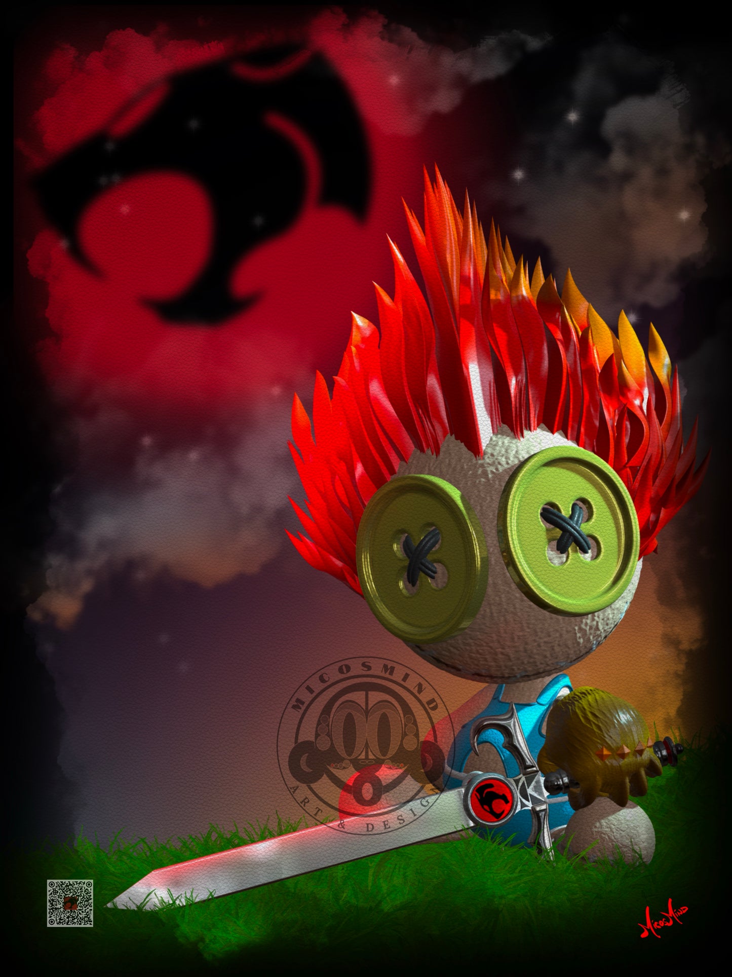 80s Hero 2 _ 16”x20”Poster