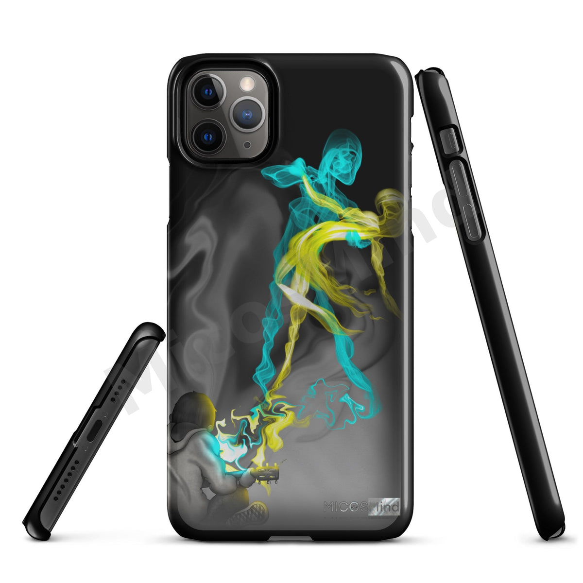 Freedom by Music Snap iPhone Case, Guitar Smoke Art Art Phone Case by MicosMind