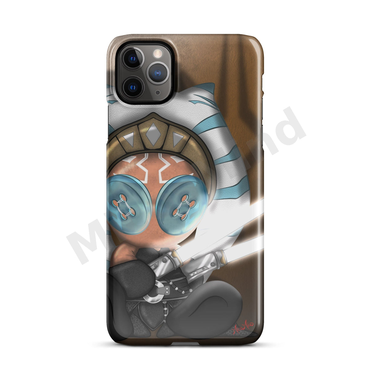 The Force Snap iPhone Case, Space Warrior Art Phone Case by MicosMind