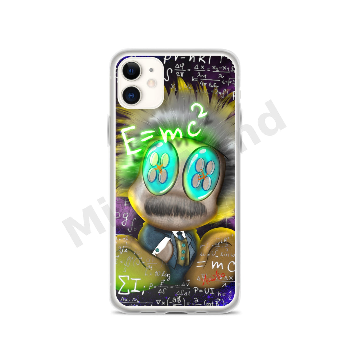 Imagination iPhone Clear Case, Vibrant Pop Art Phone Case by MicosMind