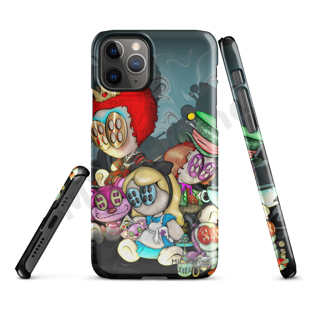 Wonderland iPhone Snap Case, Surreal Fairytale Pop Art Phone Case by MicosMind