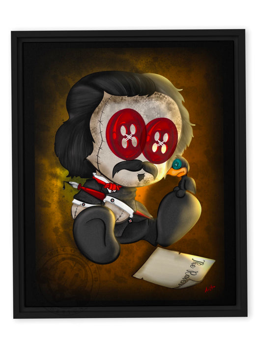 “Edgar” Framed canvas 16”x20”