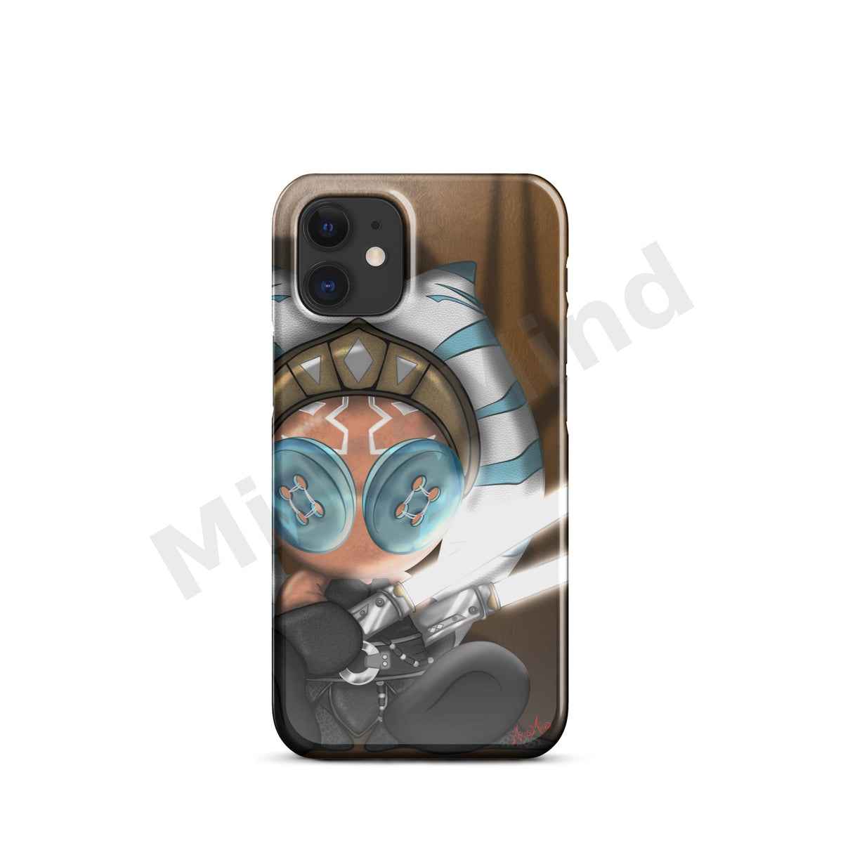 The Force Snap iPhone Case, Space Warrior Art Phone Case by MicosMind