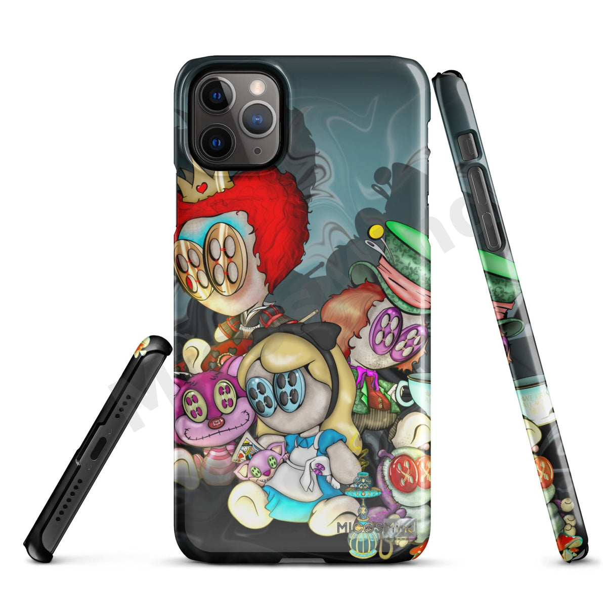 Wonderland iPhone Snap Case, Surreal Fairytale Pop Art Phone Case by MicosMind