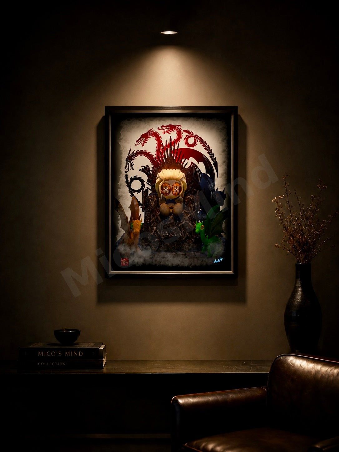 Queen of the Throne | Framed Canvas