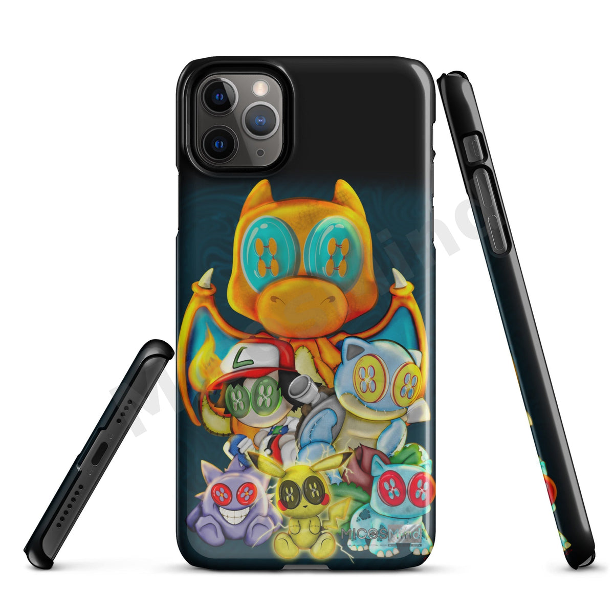 Catch Them Snap iPhone Case, Monster Trainer Art Phone Case by MicosMind