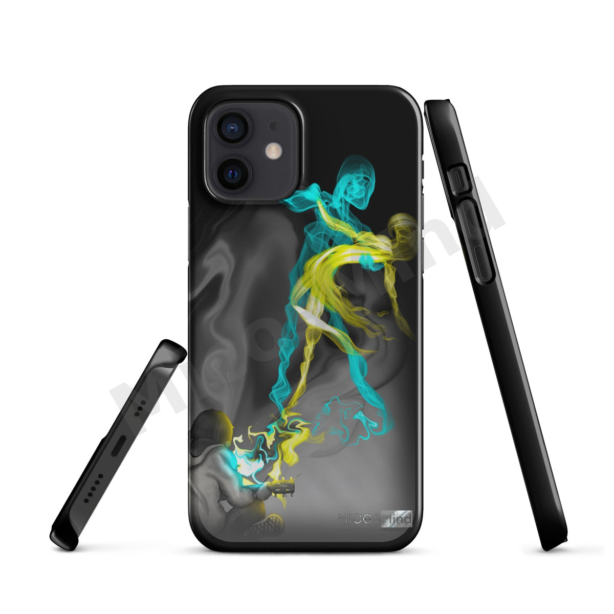 Freedom by Music Snap iPhone Case, Guitar Smoke Art Art Phone Case by MicosMind