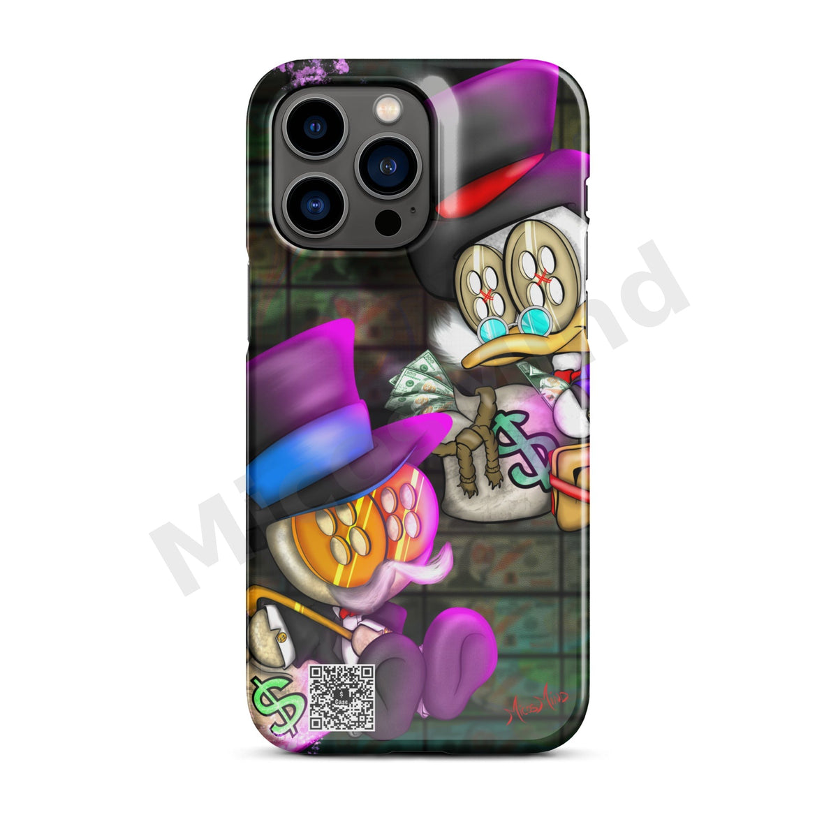Battle of the Billionaires iPhone Snap Case, Satirical Pop Art Phone Case by MicosMind