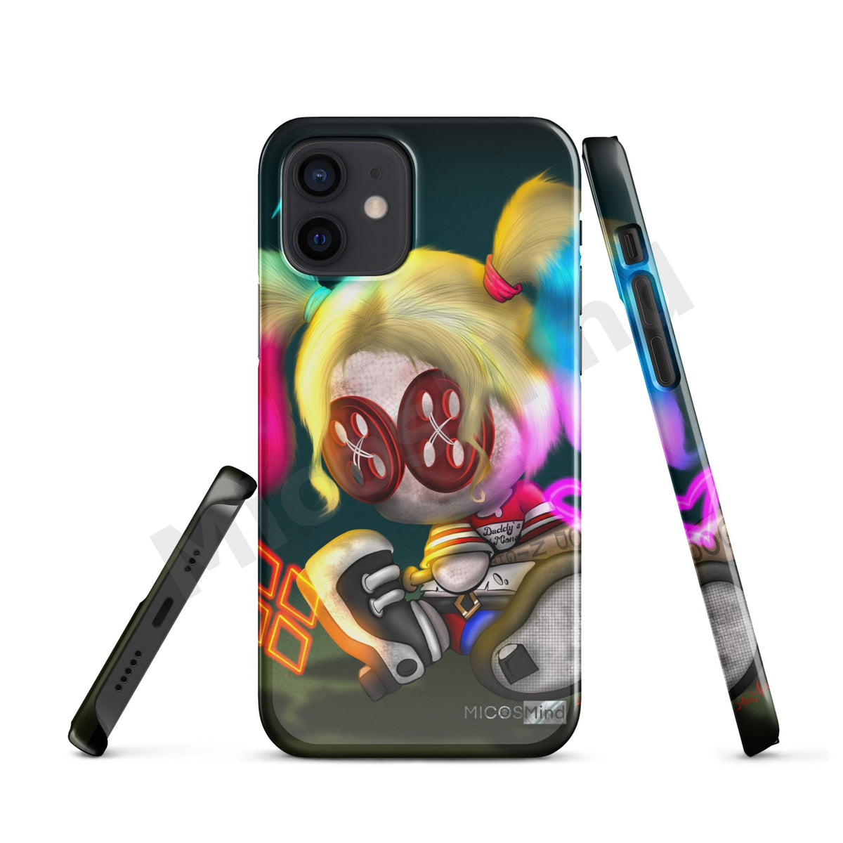 Quinn Snap iPhone Case, Chaos Clown Princess Art Phone Case by MicosMind