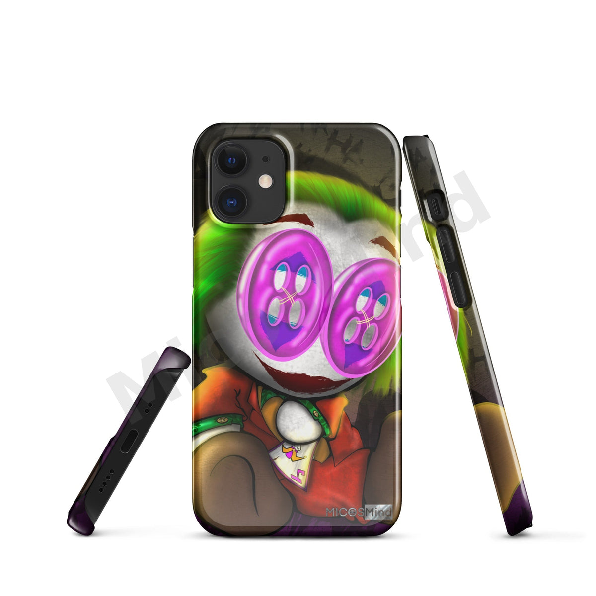 Send in the Clowns iPhone Snap Case, Dark Pop Art Phone Case by MicosMind