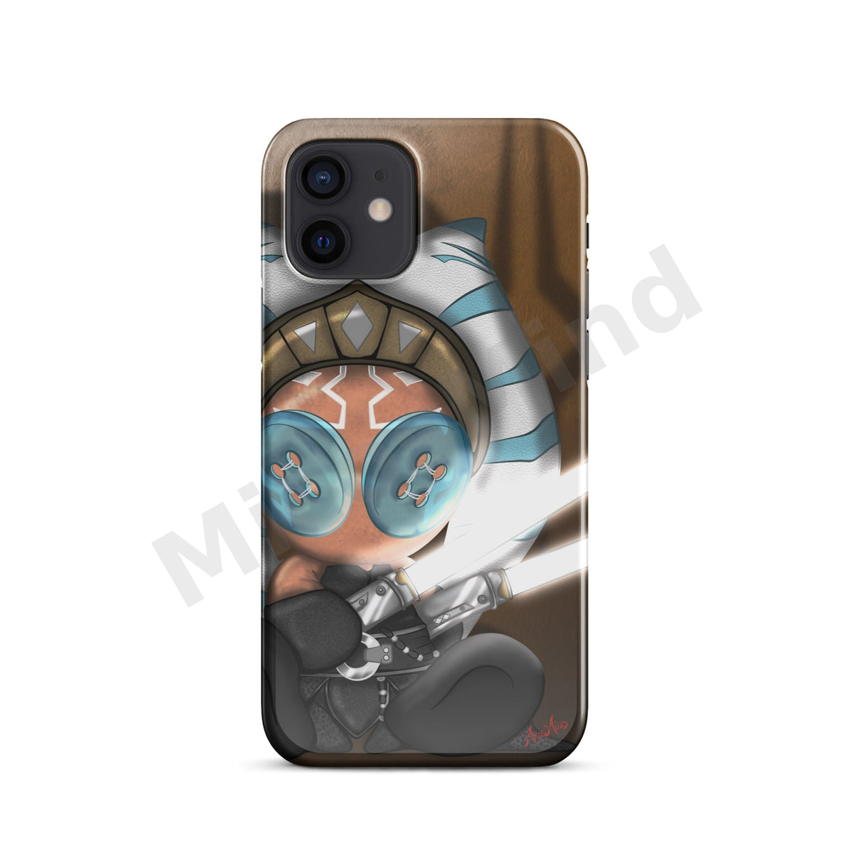 The Force Snap iPhone Case, Space Warrior Art Phone Case by MicosMind