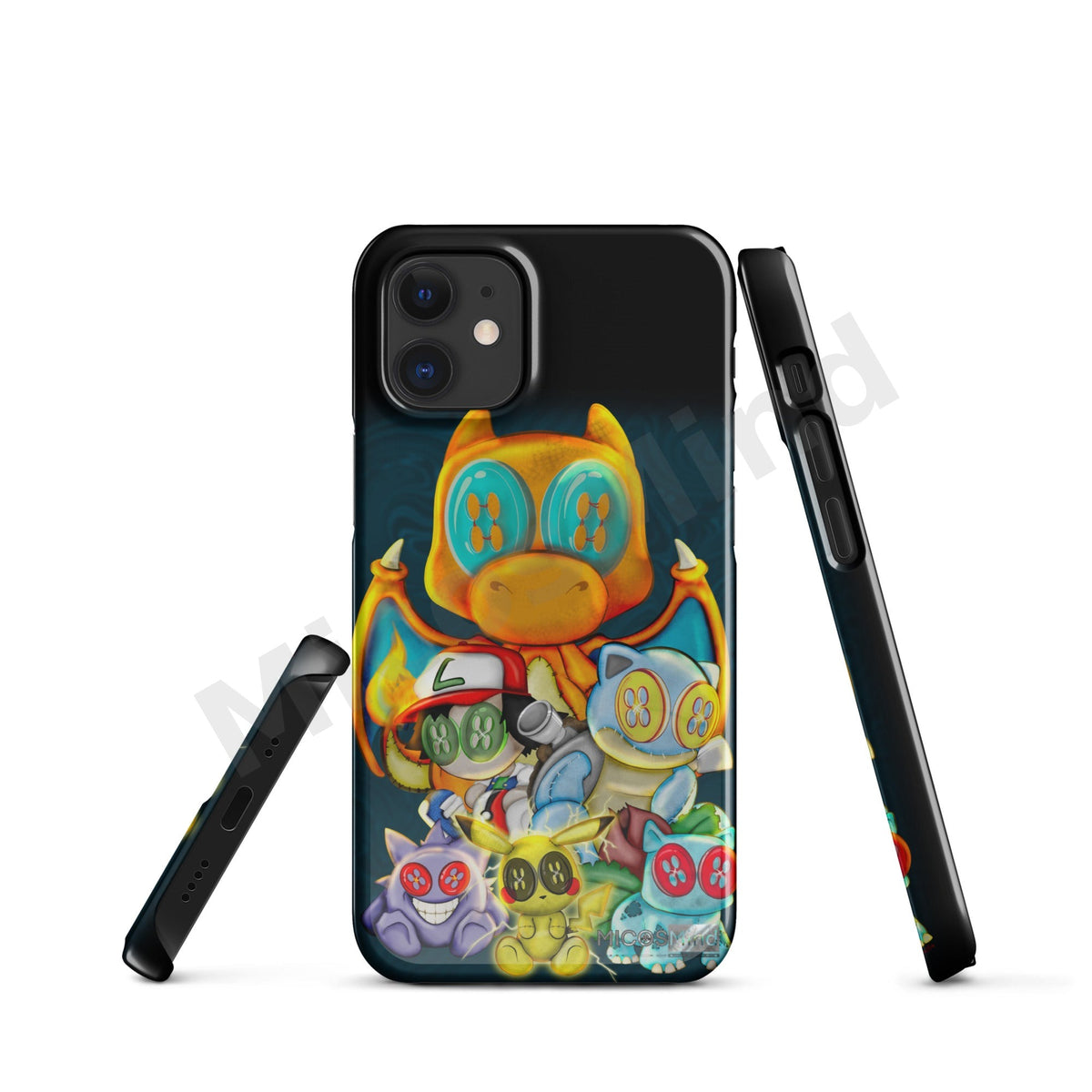 Catch Them Snap iPhone Case, Monster Trainer Art Phone Case by MicosMind