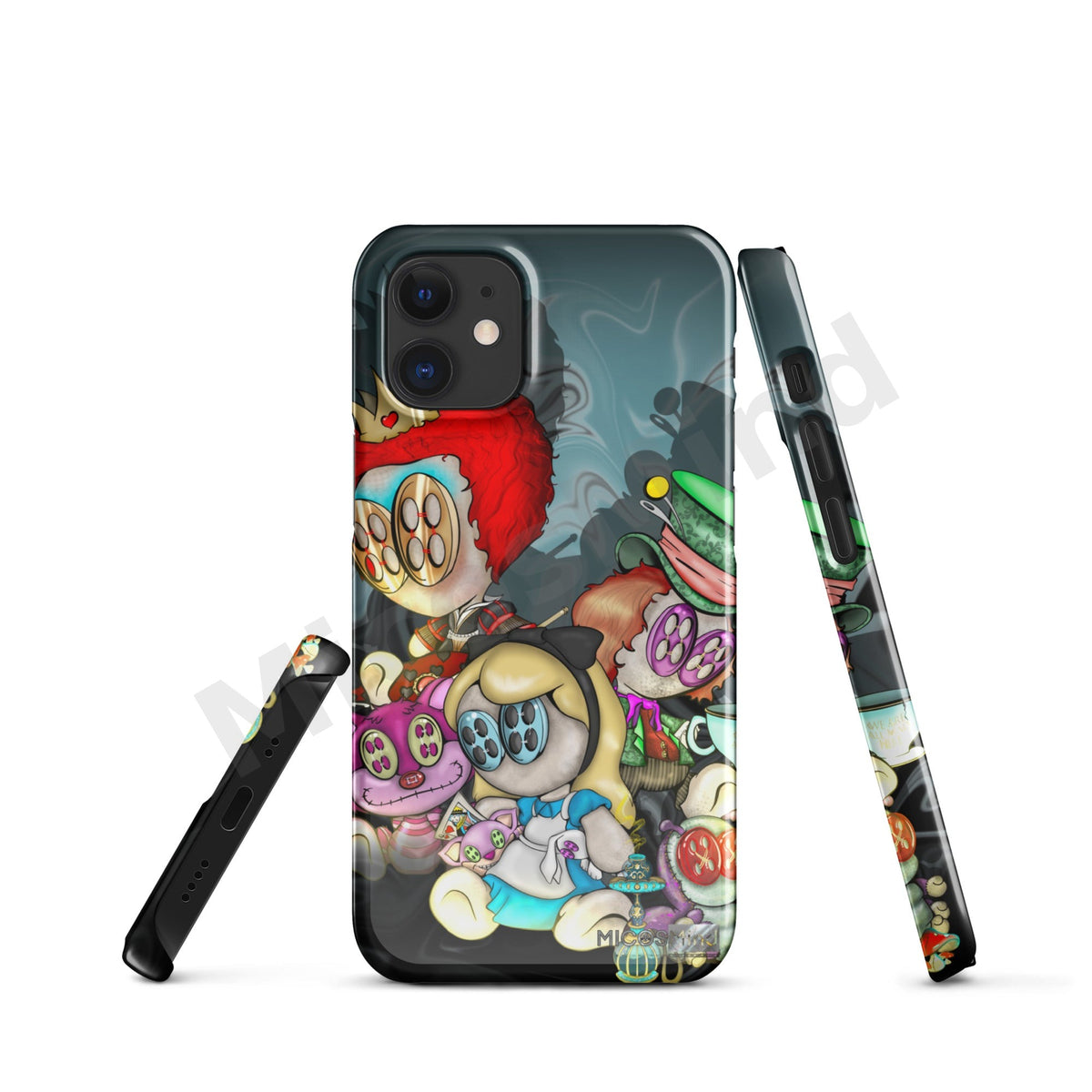 Wonderland iPhone Snap Case, Surreal Fairytale Pop Art Phone Case by MicosMind