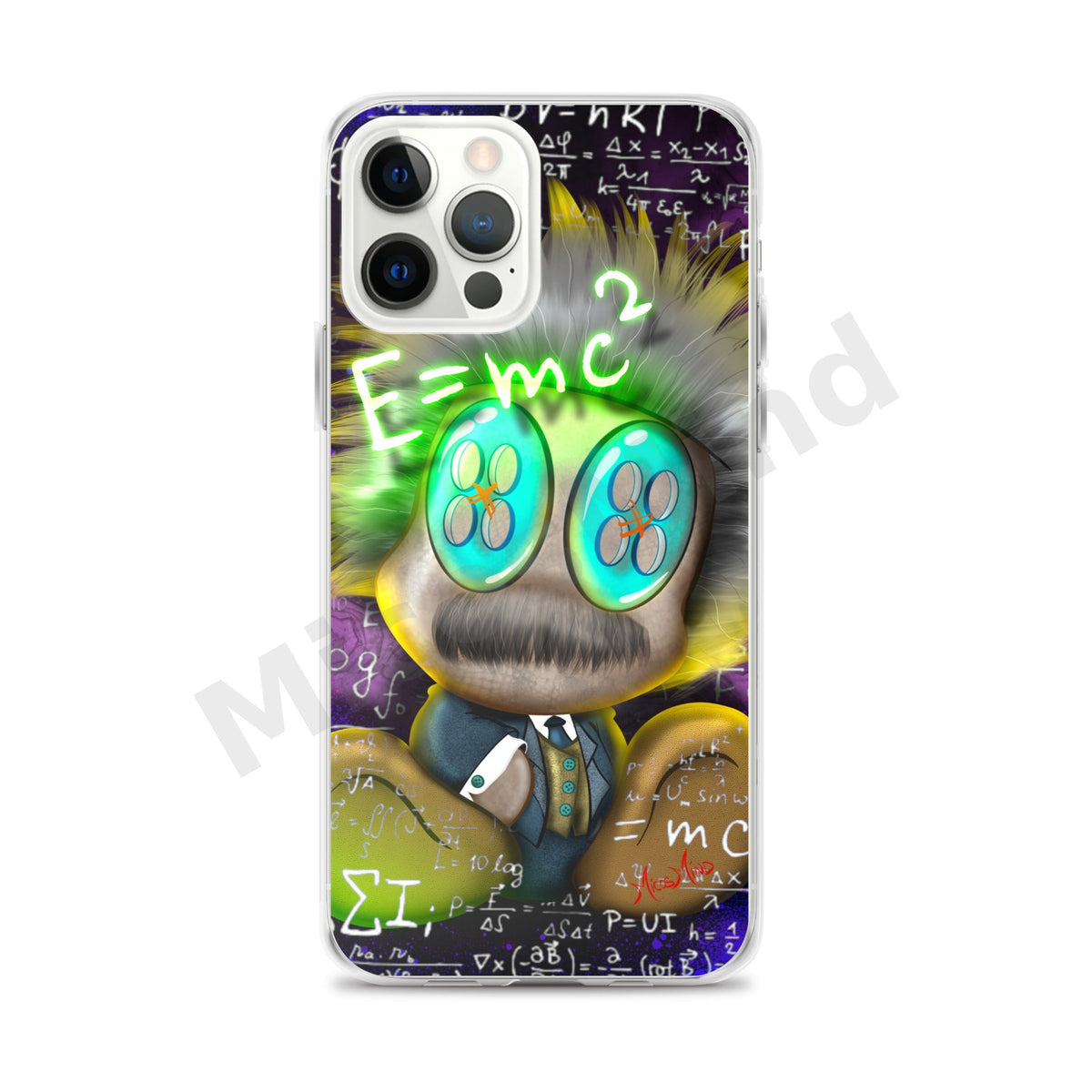 Imagination iPhone Clear Case, Vibrant Pop Art Phone Case by MicosMind
