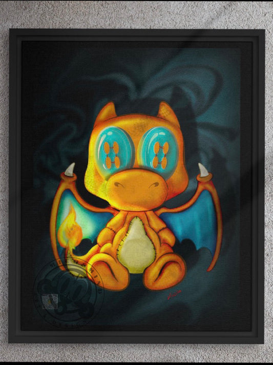 Catch ‘Em 4 16”x20” Framed canvas