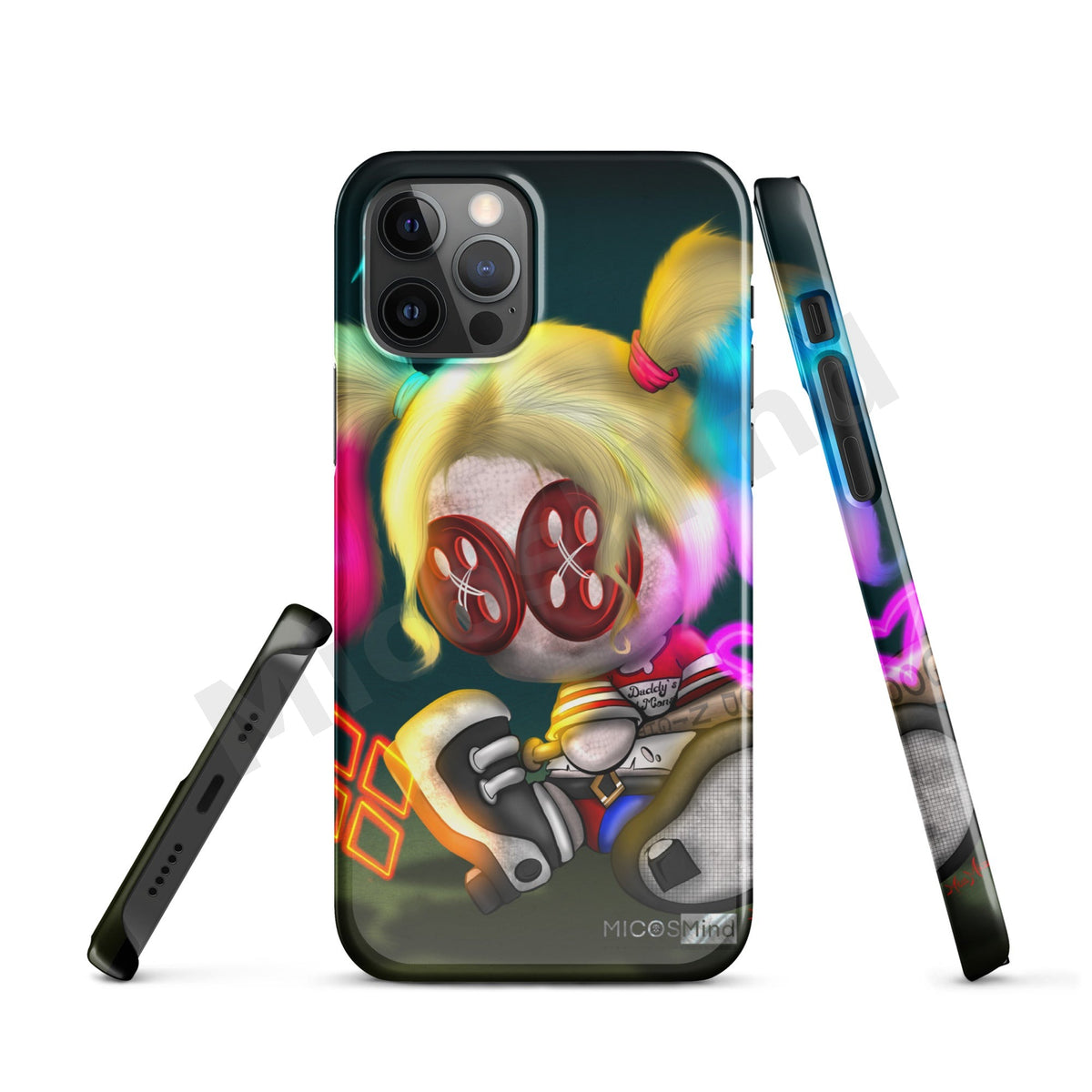 Quinn Snap iPhone Case, Chaos Clown Princess Art Phone Case by MicosMind