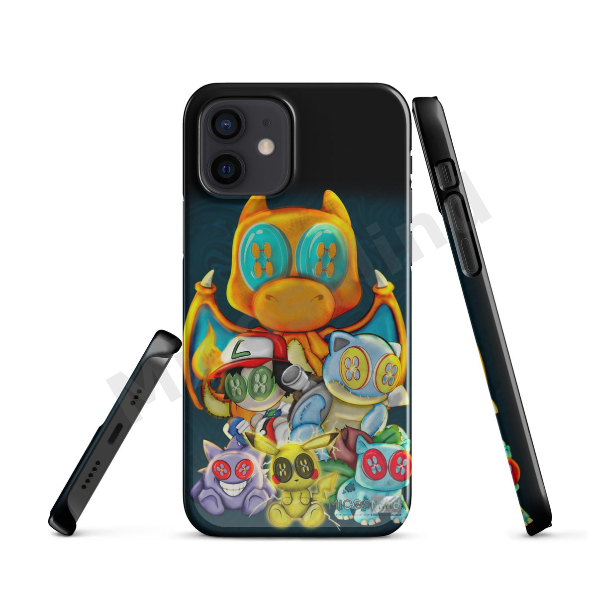 Catch Them Snap iPhone Case, Monster Trainer Art Phone Case by MicosMind