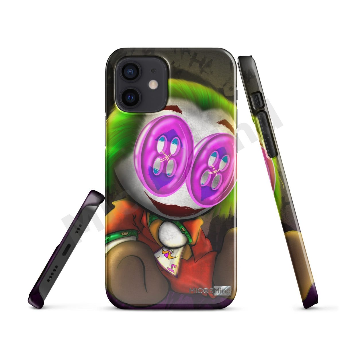 Send in the Clowns iPhone Snap Case, Dark Pop Art Phone Case by MicosMind