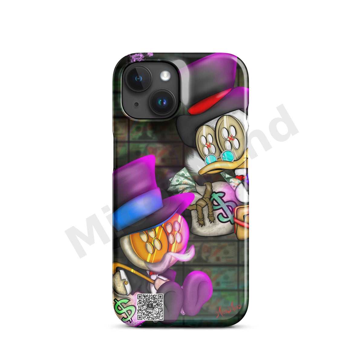 Battle of the Billionaires iPhone Snap Case, Satirical Pop Art Phone Case by MicosMind