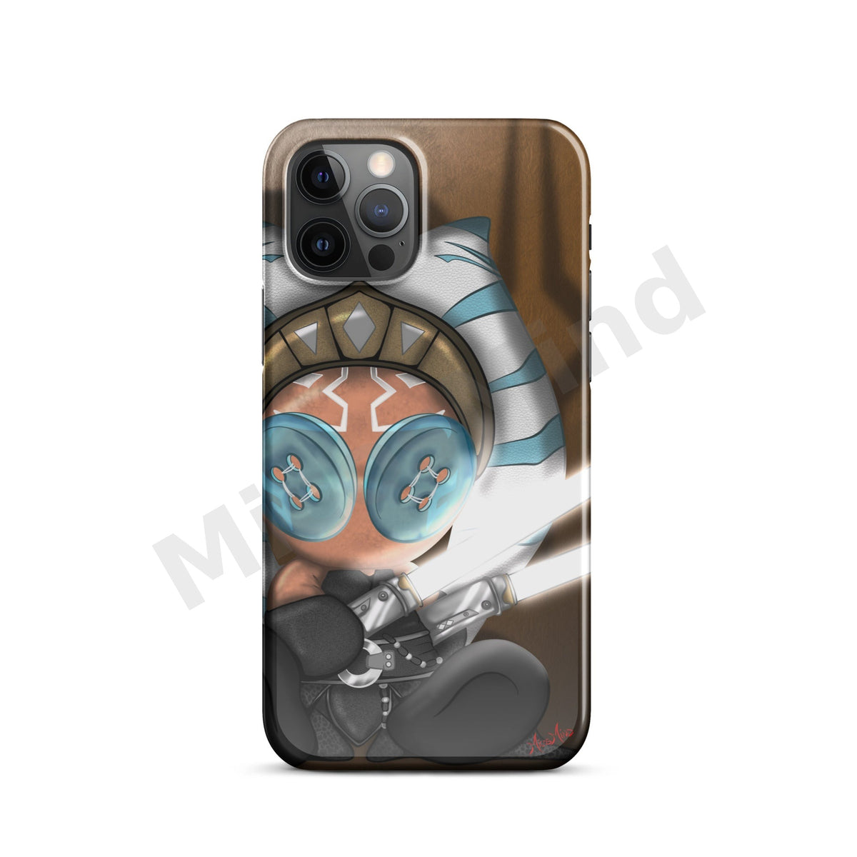 The Force Snap iPhone Case, Space Warrior Art Phone Case by MicosMind