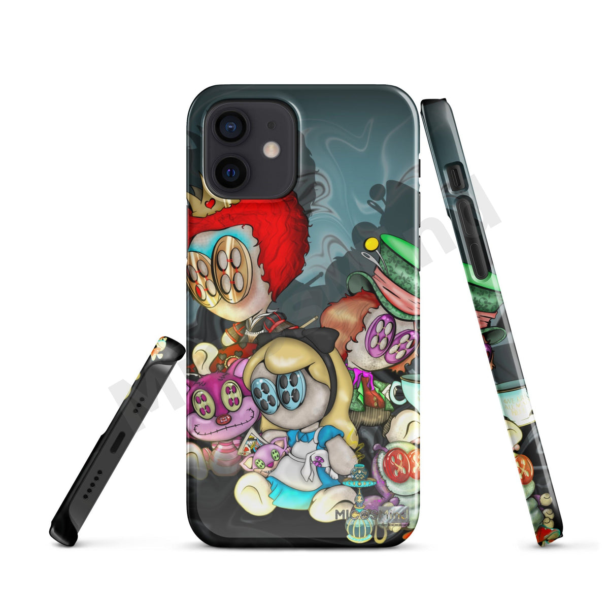 Wonderland iPhone Snap Case, Surreal Fairytale Pop Art Phone Case by MicosMind