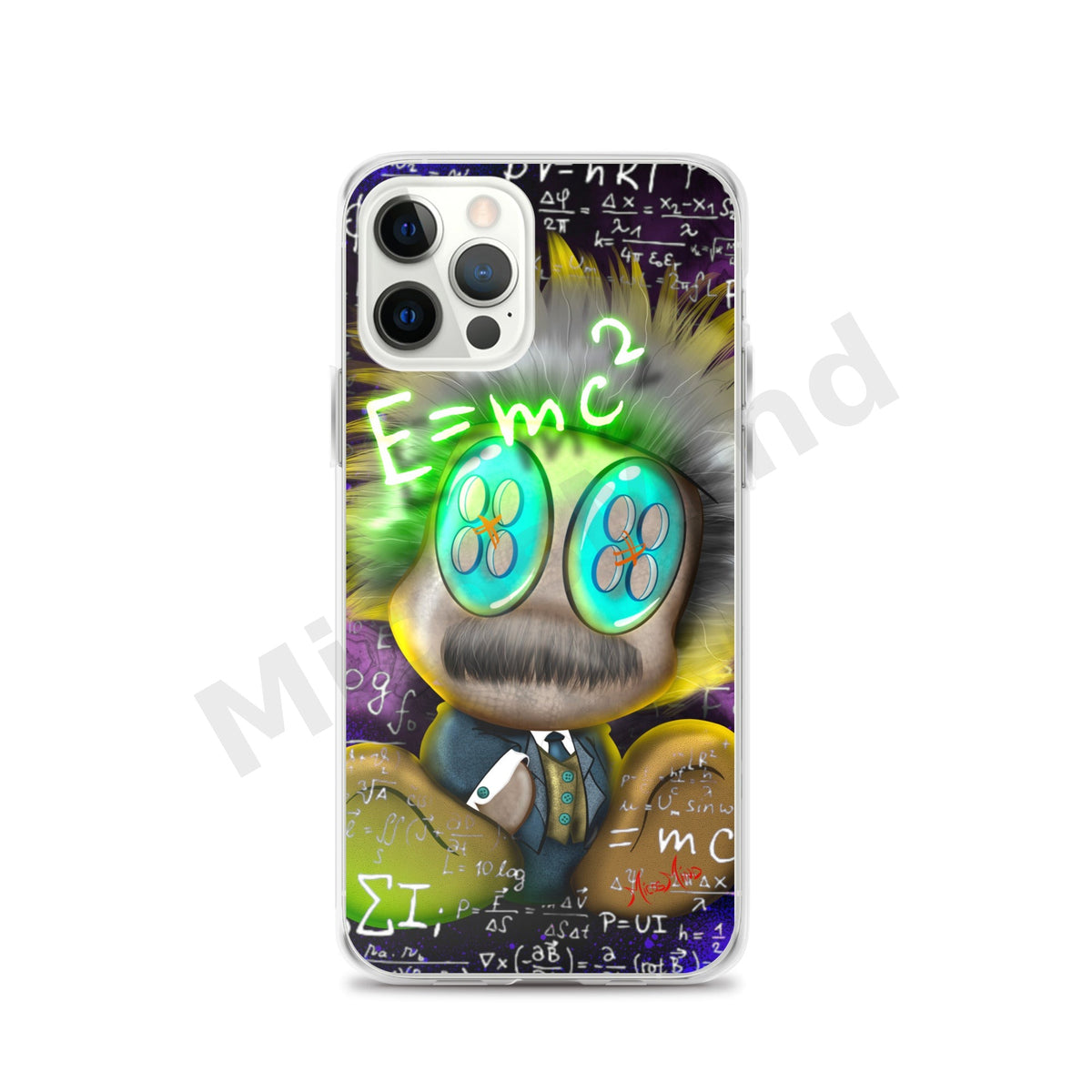 Imagination iPhone Clear Case, Vibrant Pop Art Phone Case by MicosMind