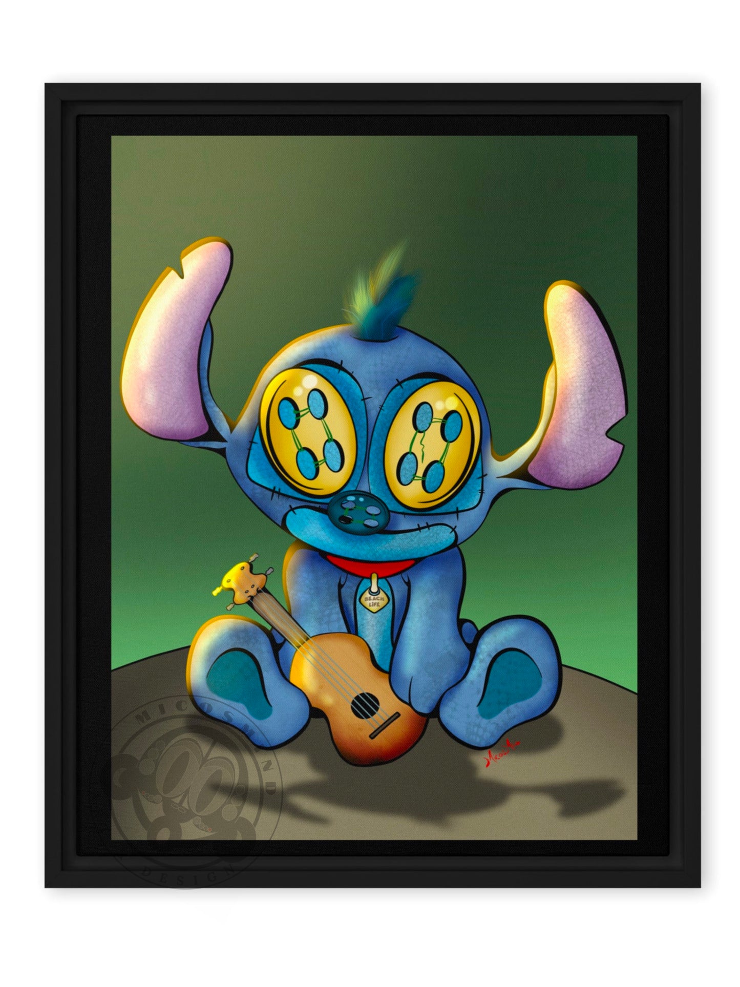 “Ohana” Framed Canvas 16”x20”