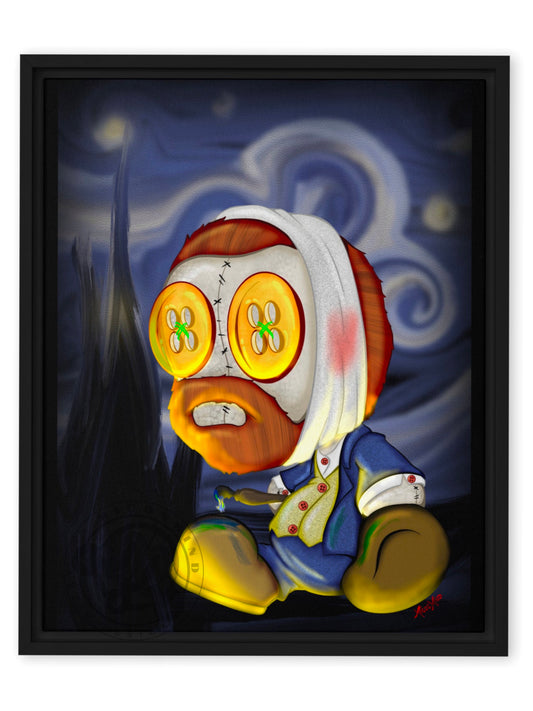 “Vincent” Framed canvas 16”x20”