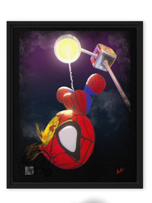 Hanging Around 16”x20” Framed canvas