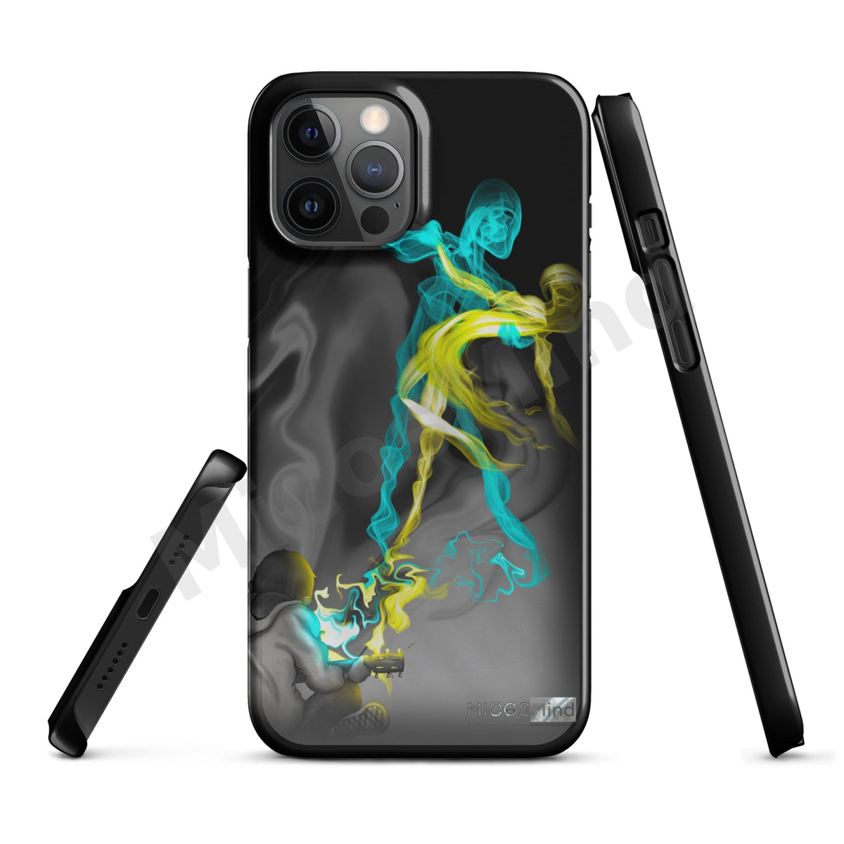 Freedom by Music Snap iPhone Case, Guitar Smoke Art Art Phone Case by MicosMind