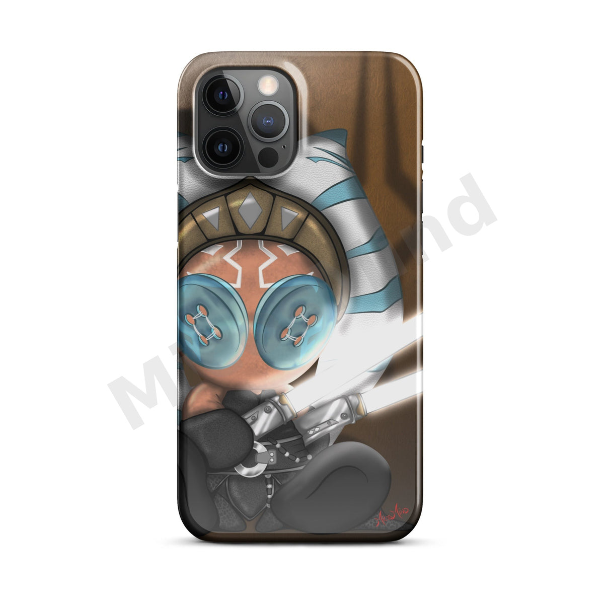 The Force Snap iPhone Case, Space Warrior Art Phone Case by MicosMind